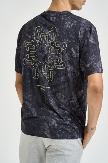 T-shirt uomo fantasia nera e grigia - 4