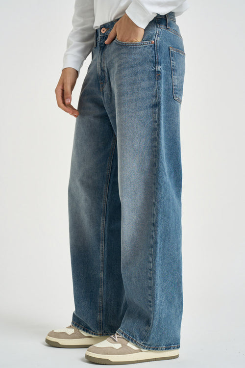 Jeans uomo gamba dritta in denim - 2