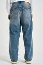 Jeans uomo gamba dritta in denim 12298467 BLUE DENIM JACK & JONES 