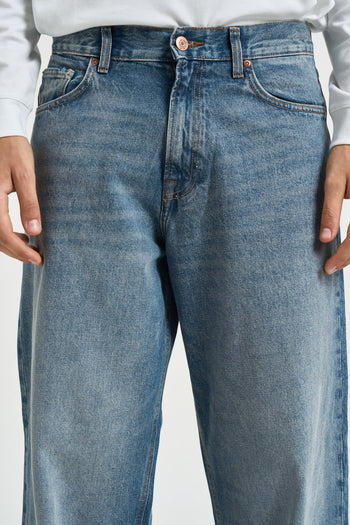 Jeans uomo gamba dritta in denim - 5