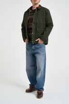 Giacca uomo con colletto verde militare 12301609 ROSIN JACK & JONES 