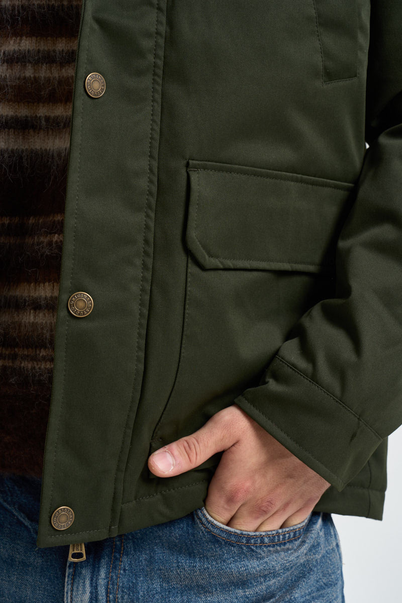 Giacca uomo con colletto verde militare 12301609 ROSIN JACK & JONES 