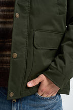 Giacca uomo con colletto verde militare 12301609 ROSIN JACK & JONES 