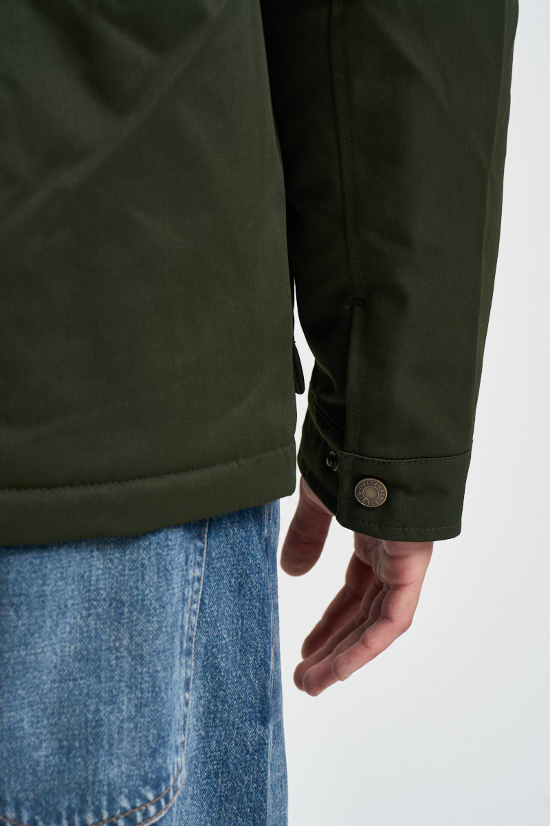 Giacca uomo con colletto verde militare 12301609 ROSIN JACK & JONES 