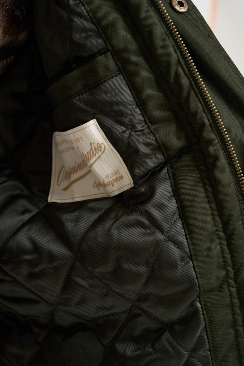 Giacca uomo con colletto verde militare 12301609 ROSIN JACK & JONES 