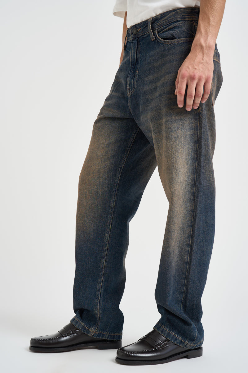 Jeans uomo loose fit vintage blu denim 12306119 DARKBLUE JACK & JONES 