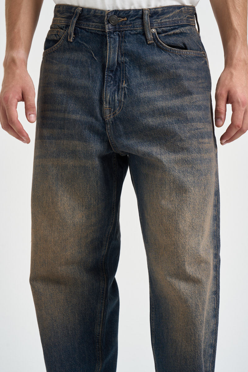 Jeans uomo loose fit vintage blu denim 12306119 DARKBLUE JACK & JONES 