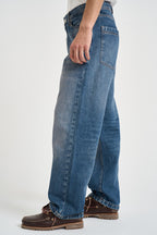 Jeans uomo loose fit lavaggio medio blu denim 12306120 MIDBLUE JACK & JONES 