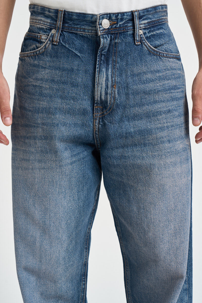 Jeans uomo loose fit lavaggio medio blu denim 12306120 MIDBLUE JACK & JONES 