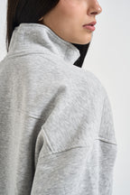 Felpa donna Jxjanka grigio chiaro mélange 12286400 LIGHT GREY JJXX 