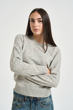 Maglia donna giricollo grigio chiaro 12301111 LIGHT GREY JJXX 