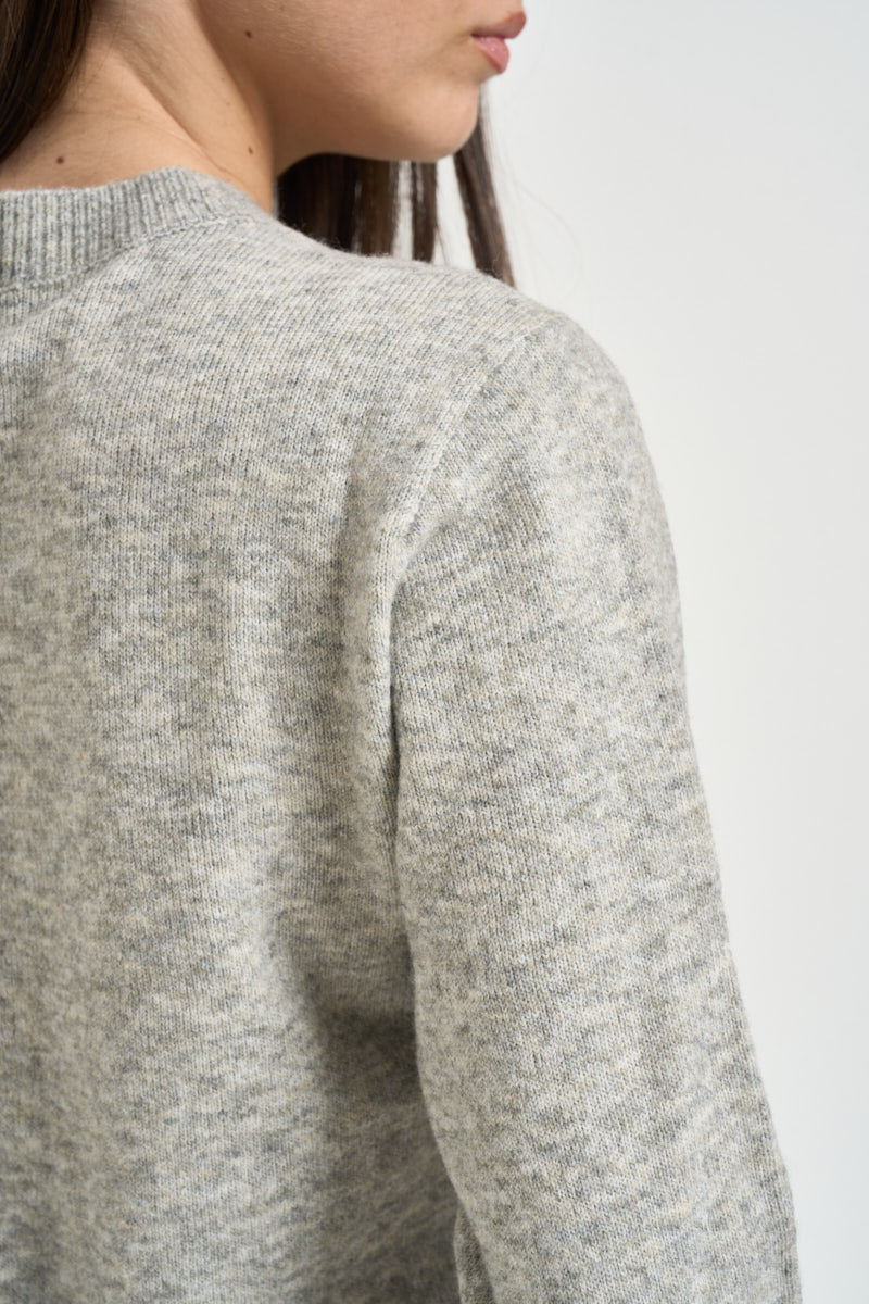 Maglia donna giricollo grigio chiaro 12301111 LIGHT GREY JJXX 