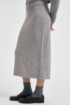 Gonna donna in maglia grigio SIKT031 0M07 KAOS 