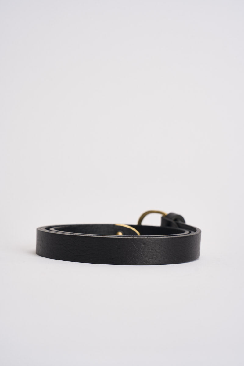 Cintura donna con fibbia dorata nera KXCI3460 NERO KIKISIX 