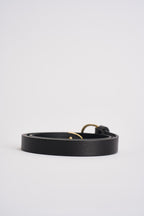 Cintura donna con fibbia dorata nera KXCI3460 NERO KIKISIX 