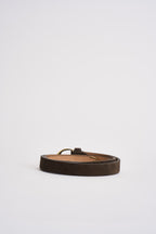 Cintura donna con fibbia dorata in suede moro KXCI3567 MORO KIKISIX 