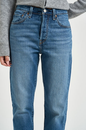 Jeans donna 501 Original in denim blu - 4