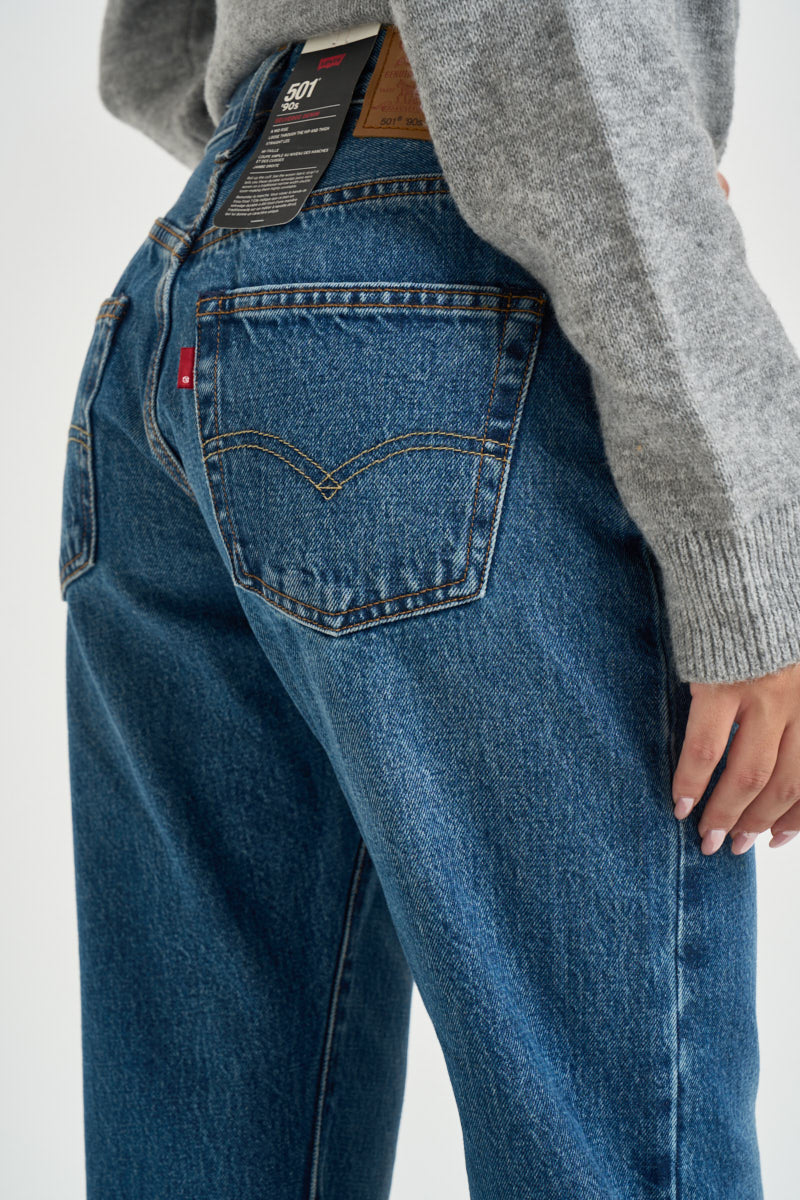 Jeans donna 501 90s in denim blu A1959 0116 LEVI'S 