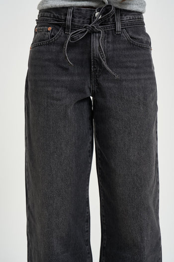 Jeans donna XL Straight in denim grigio - 4