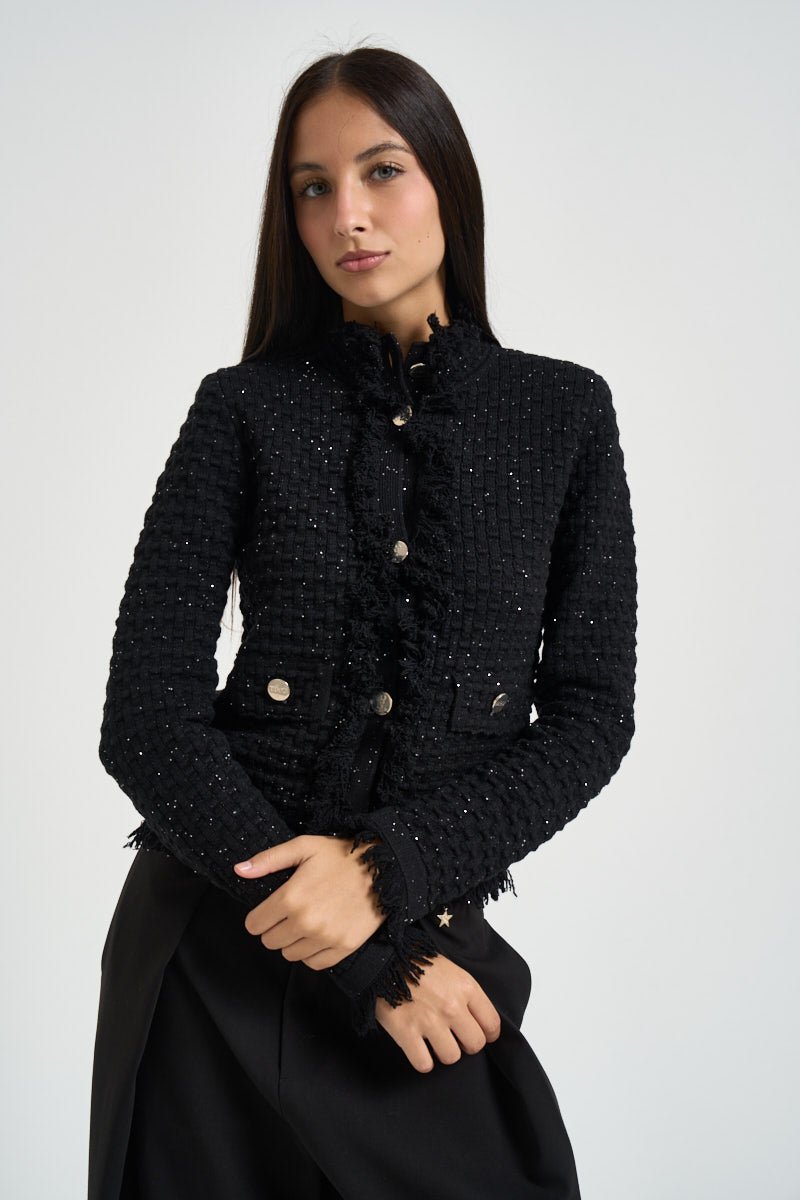 Giacca donna nera CF6154 MS05222222 LIU JO 
