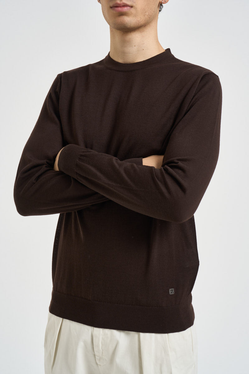 Maglia uomo marrone scuro QF6087 MA27P91106 LIU JO 