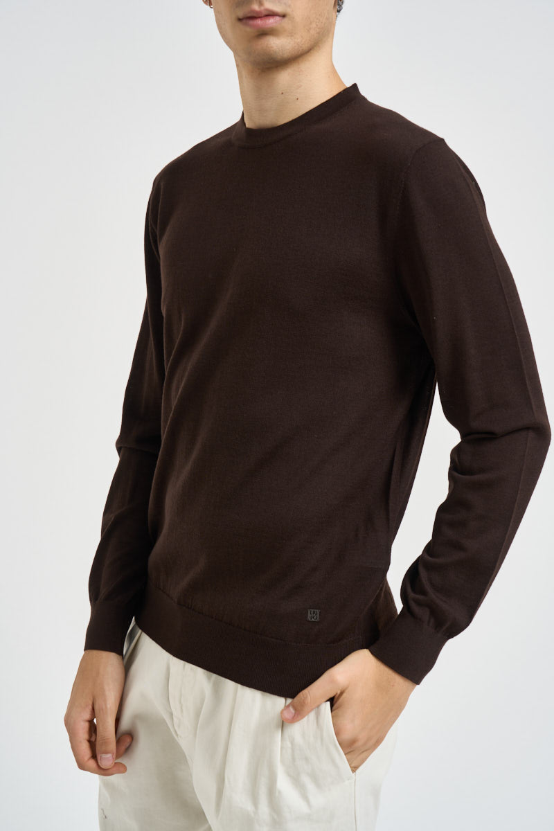 Maglia uomo marrone scuro QF6087 MA27P91106 LIU JO 
