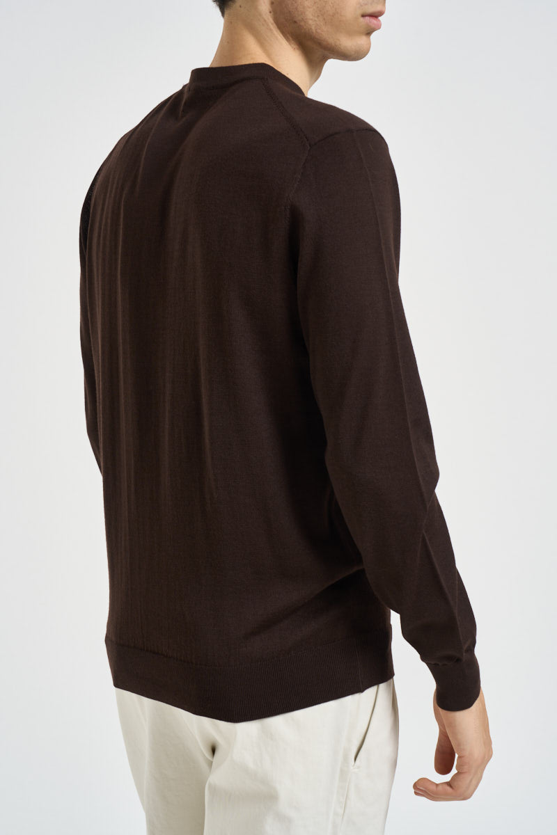 Maglia uomo marrone scuro QF6087 MA27P91106 LIU JO 
