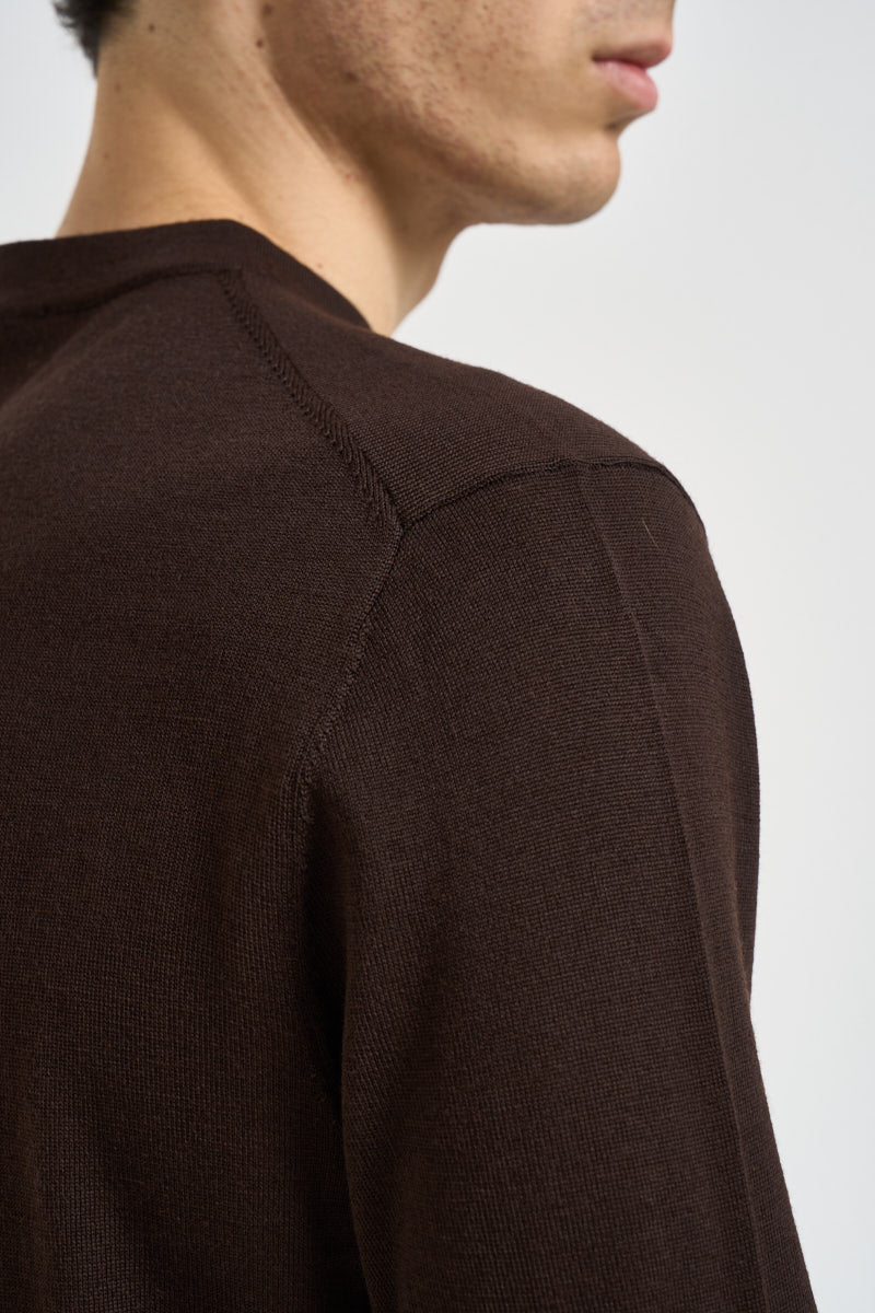 Maglia uomo marrone scuro QF6087 MA27P91106 LIU JO 