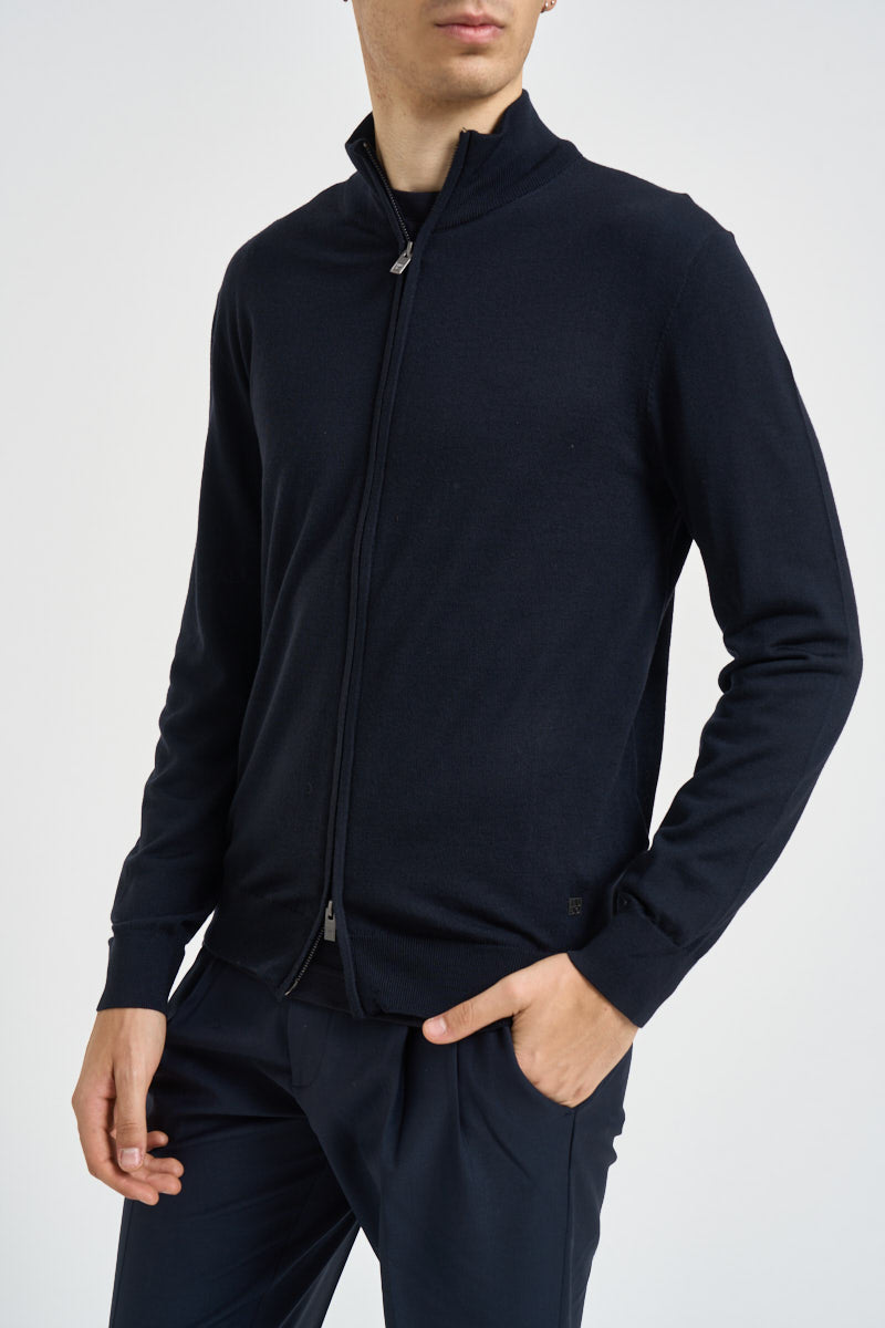 Cardigan uomo blu navy QF6234 MA27P94013 LIU JO 
