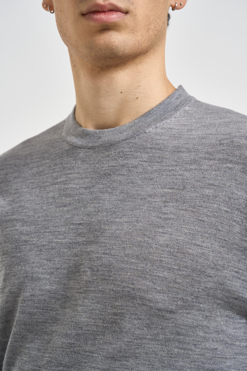 Maglia uomo girocollo grigia QXX134 MA27P02050 LIU JO 