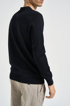 Maglia uomo girocollo nera QXX134 MA27P22222 LIU JO 