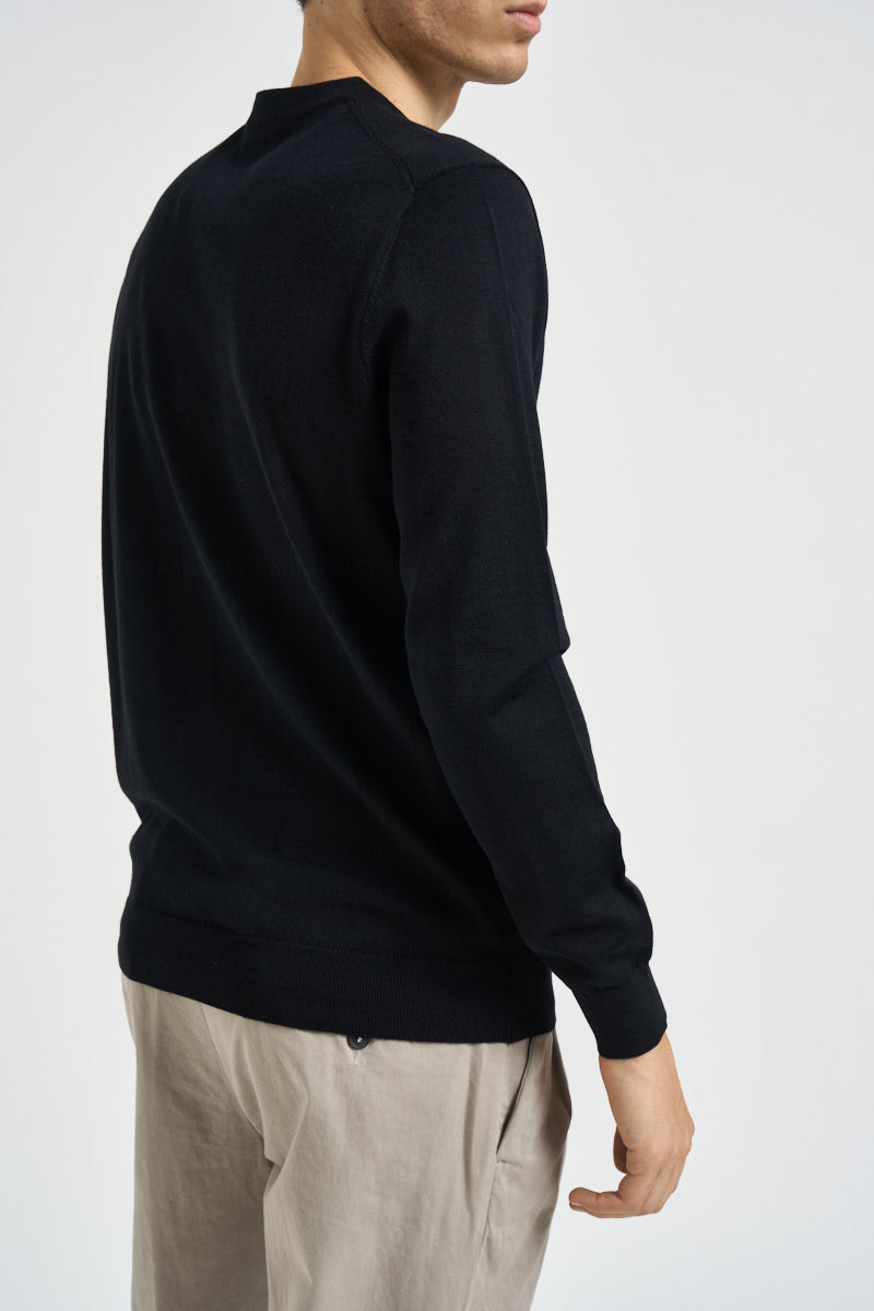 Maglia uomo girocollo nera QXX134 MA27P22222 LIU JO 