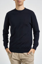 Maglia uomo girocollo blu QXX134 MA27P94013 LIU JO 