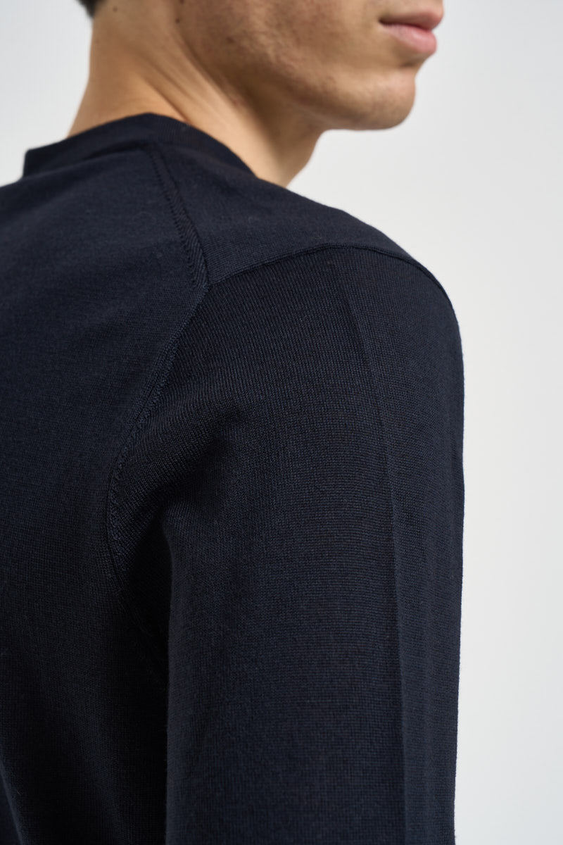 Maglia uomo girocollo blu QXX134 MA27P94013 LIU JO 