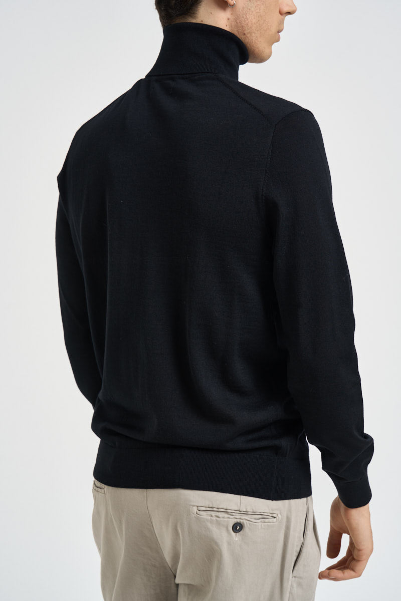 Maglia uomo dolcevita nera QXX138 MA27P22222 LIU JO 