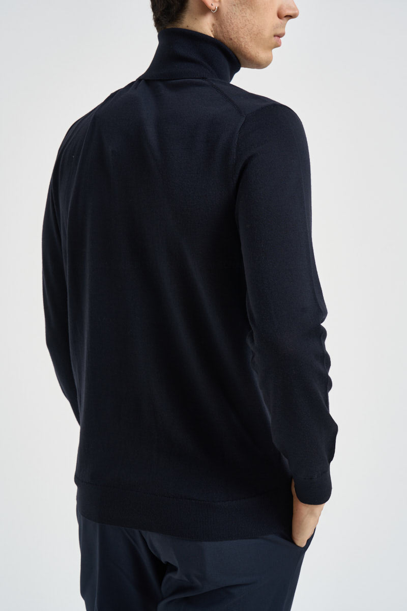Maglia uomo dolcevita blu QXX138 MA27P94013 LIU JO 