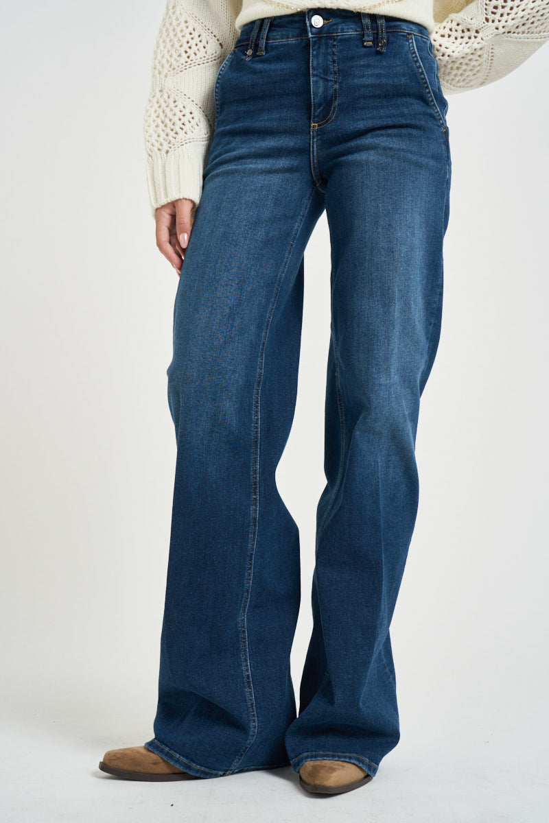 Jeans donna blu in denim stretch UF6083 DS0857L081 LIU JO 