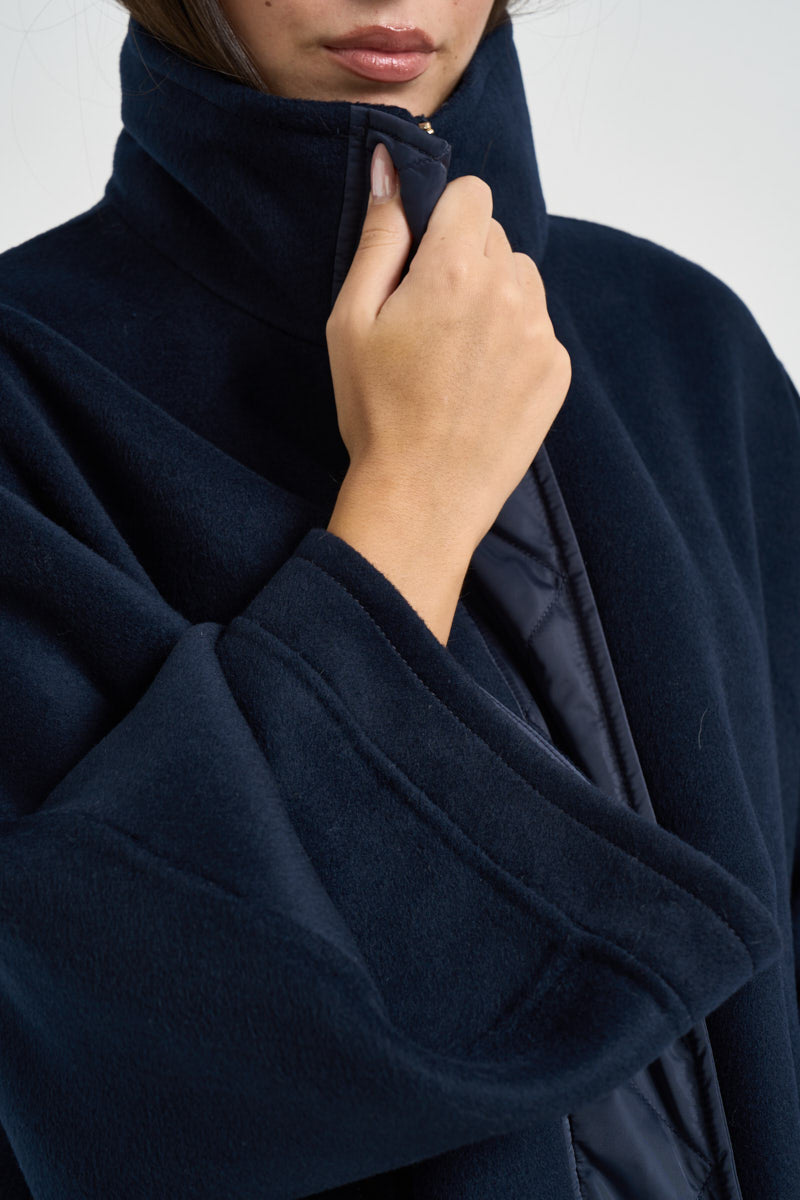 Mantella kimono donna blu scuro WF6084 T67793922 LIU JO 