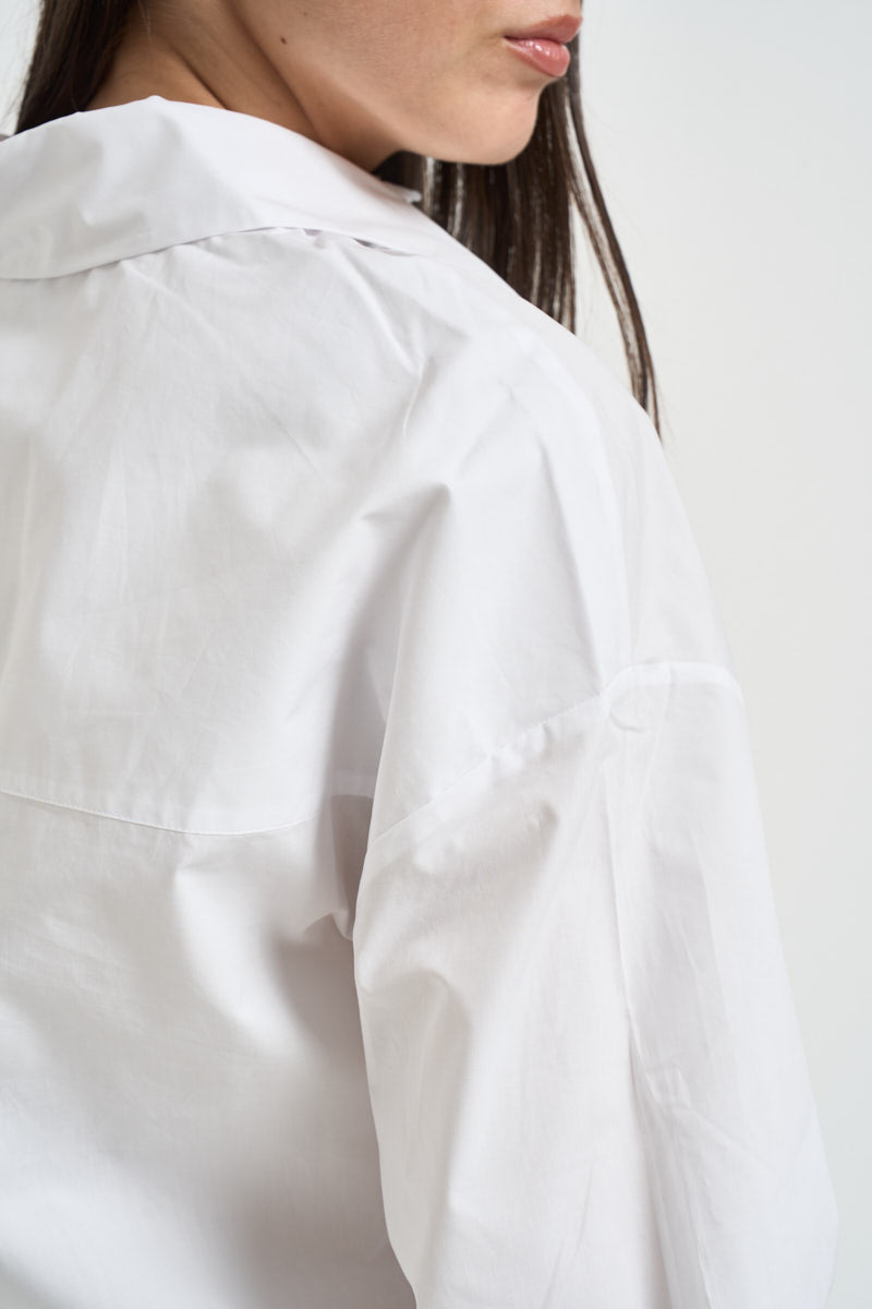 Camicia donna in popeline bianca WF6271 T741A11111 LIU JO 