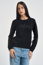 Maglia donna girocollo nera TF6160 L9584 LIU JO SPORT 