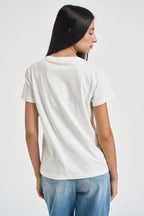 T-shirt donna girocollo bianca TF6241 L9508 LIU JO SPORT 
