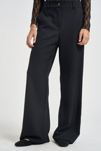 Pantalone donna a palazzo nero 09911 NERO LOKITA MILANO 
