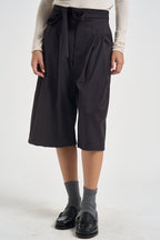 Bermuda donna sartoriale testa di moro 714 MORO LOKITA MILANO 
