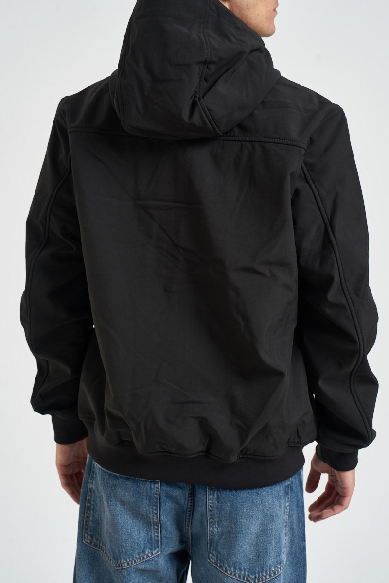 Giacca uomo Softshell con cappuccio nera JK2110V Z865 LYLE & SCOTT 