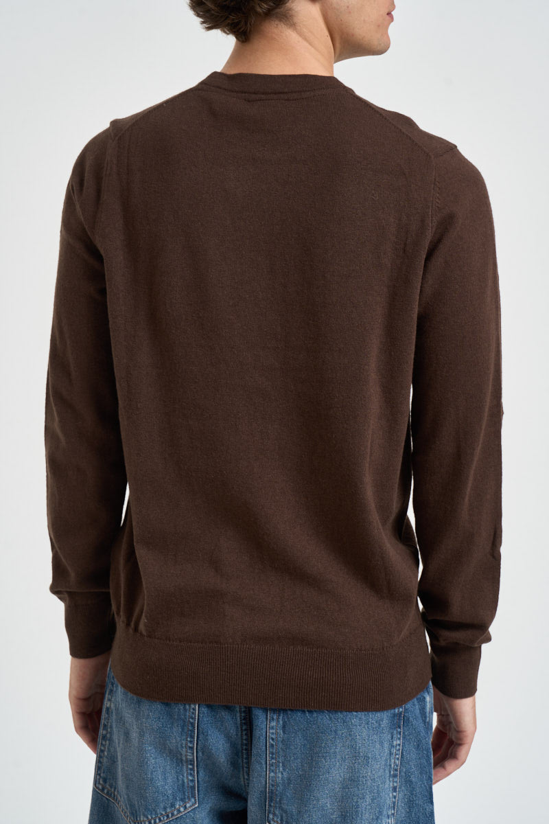 Maglia uomo girocollo marrone KN2110 Y176 LYLE & SCOTT 