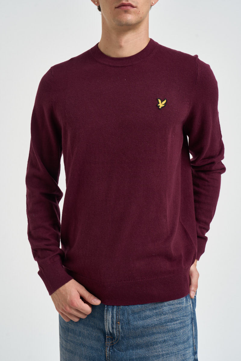 Maglia uomo girocollo bordeaux KN2110 Z562 LYLE & SCOTT 