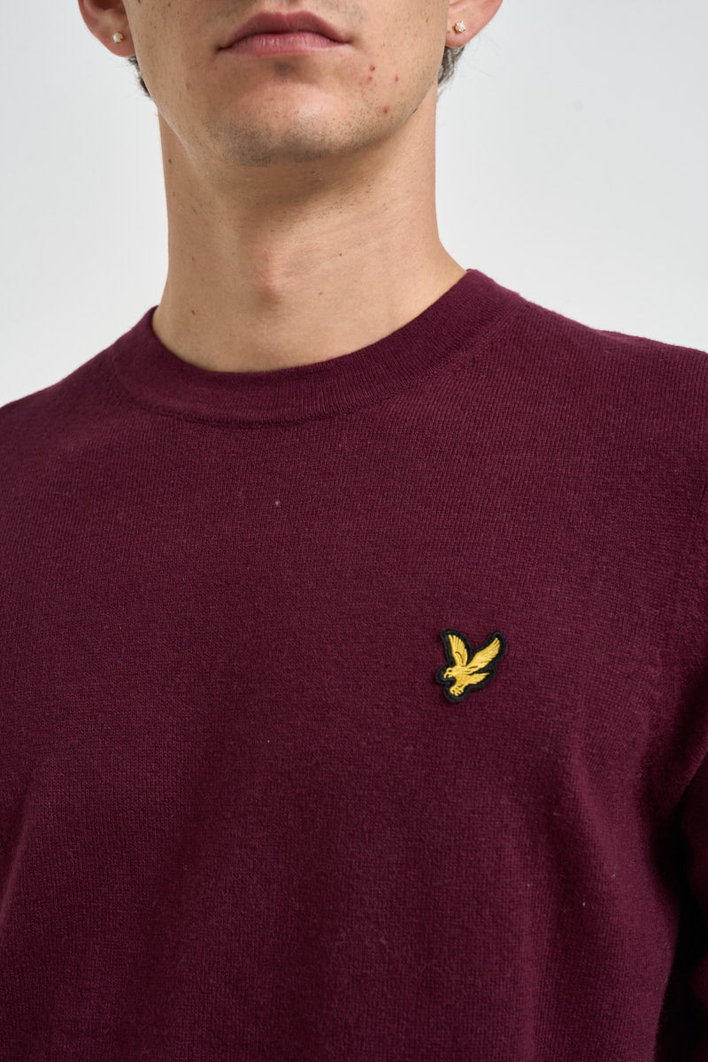 Maglia uomo girocollo bordeaux KN2110 Z562 LYLE & SCOTT 