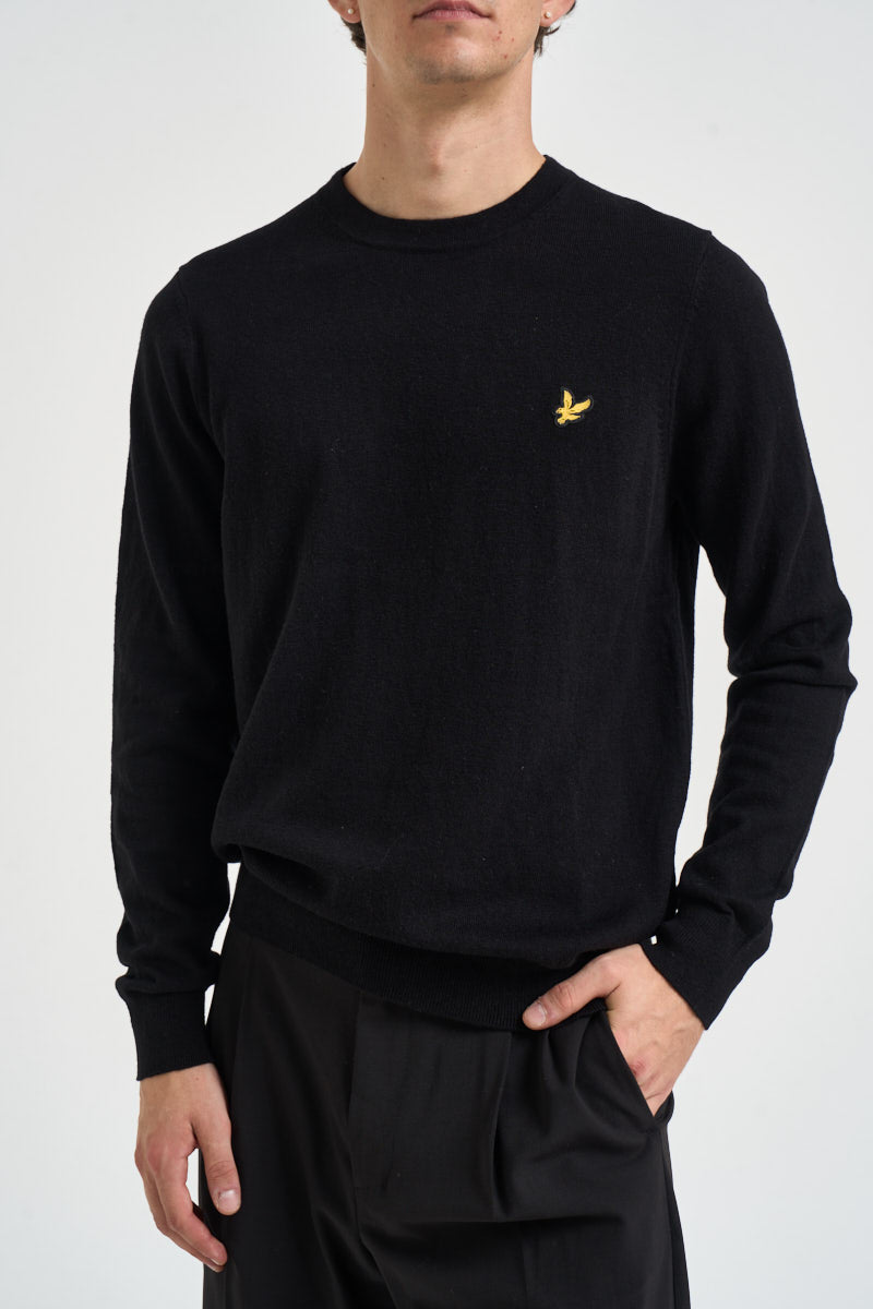 Maglia uomo girocollo nera KN2110 Z865 LYLE & SCOTT 