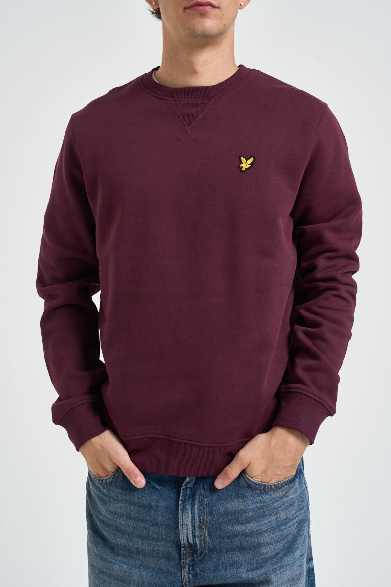 Felpa uomo girocollo bordeaux ML1131V Z562 LYLE & SCOTT 