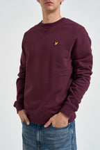 Felpa uomo girocollo bordeaux ML1131V Z562 LYLE & SCOTT 